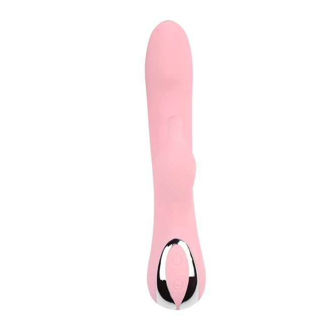 Вибратор с клиторальным стимулятором Intimate G Rabbit, розовый