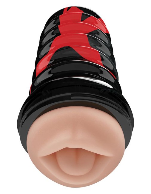 Мастурбатор в тубе тугой ротик PDX ELITE Air Tight Oral Stroker