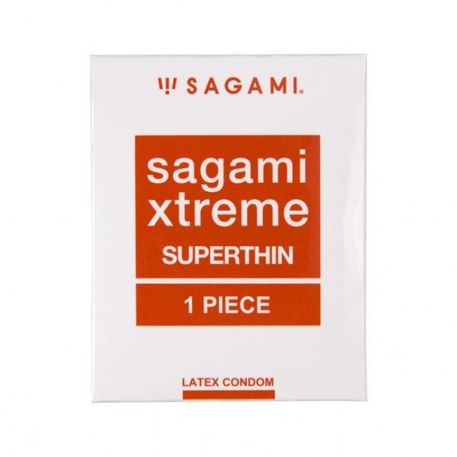 Презервативы Sagami,xtreme superthin 0,04 , латекс, 18,5 см, 5,2 см, 1 шт.