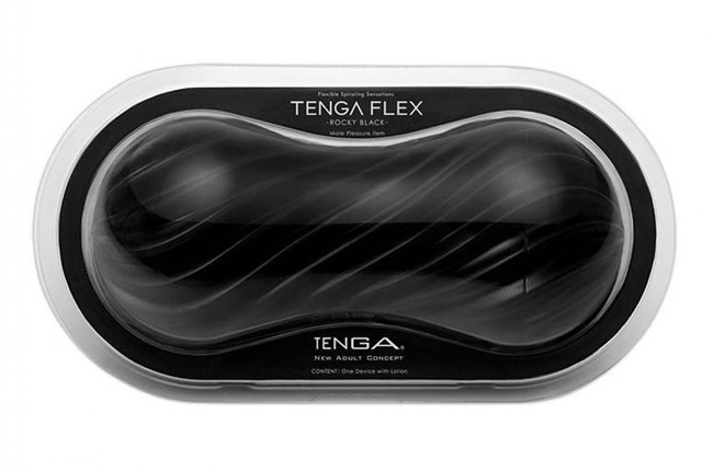 Мастурбатор TENGA FLEX Rocky Black