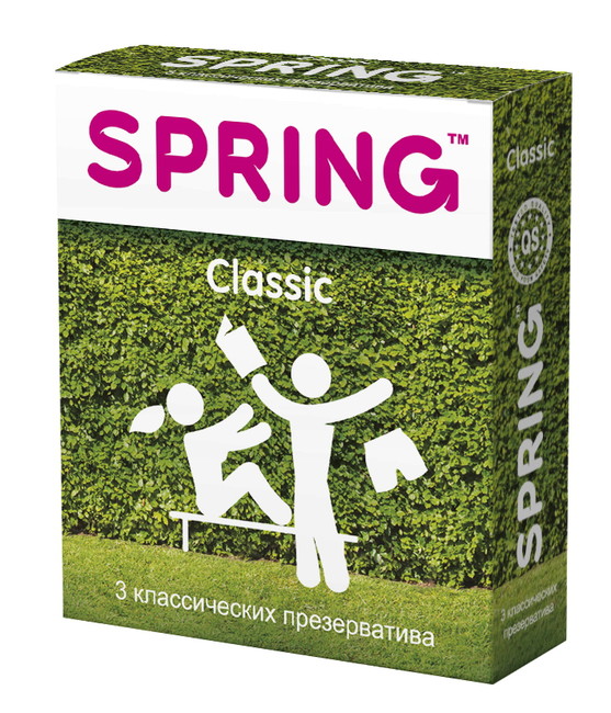 Презервативы Spring (классические) 3шт.