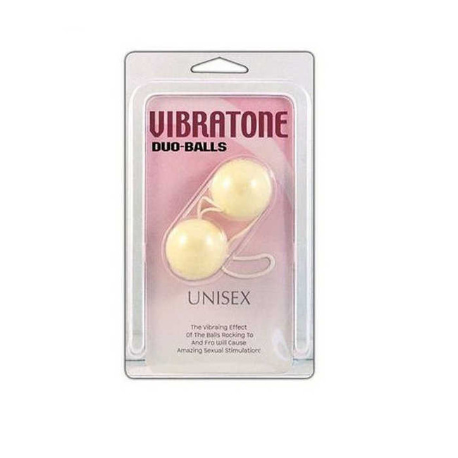 Вагинальные шарики Vibrotone Duo Balls (белый)