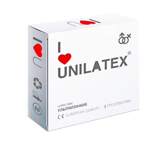 Презервативы UNILATEX ультратонкие (3 шт)