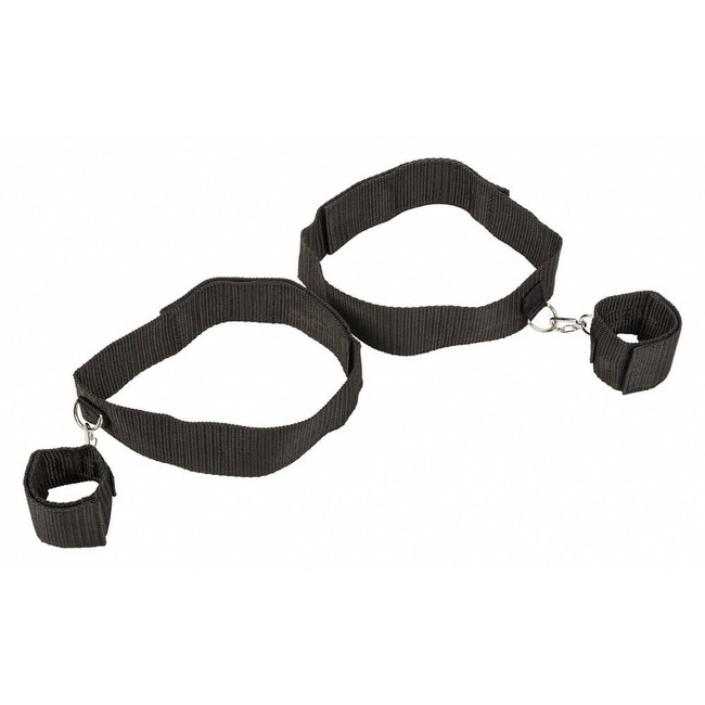 Фиксаторы для рук с креплением на бедрах Thigh and Wrist Cuffs (черный)