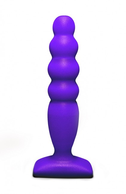 Анальный стимулятор Large Bubble Plug Purple (14,4 см , фиолетовый)