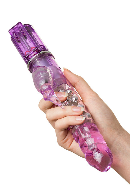 Ротационный вибратор с крупными бусинками A-Toys High Tech Vibrator (8 режимов вибрации, 4 ротации)