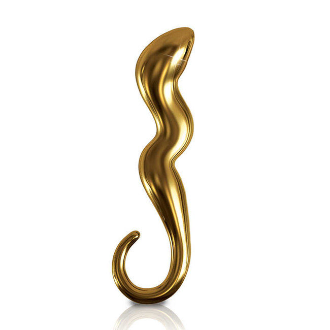 Фаллоимитатор ICICLES Gold Edition G spot G01 золотой