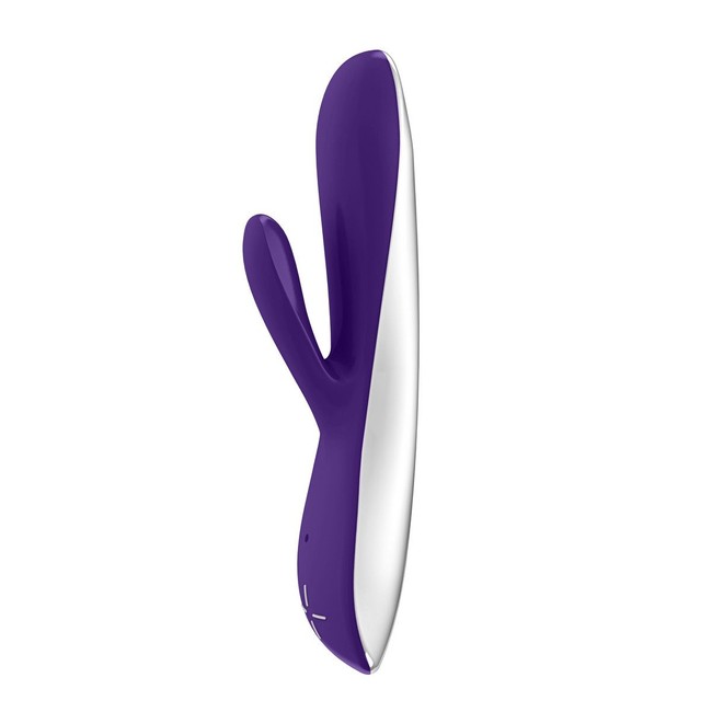 Женский вибратор со стимулятором OVO E5 Rechargeable Vibrator Violet (7 режимов)