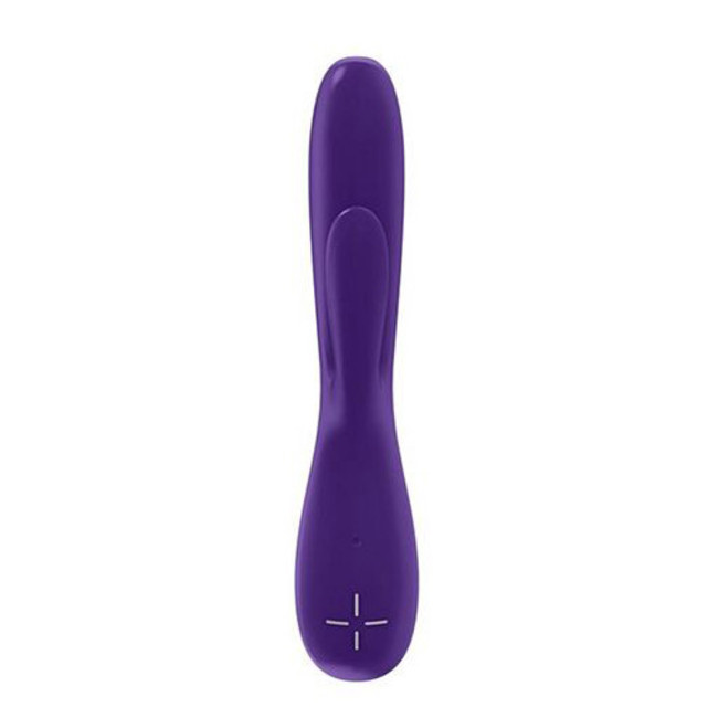 Женский вибратор со стимулятором OVO E5 Rechargeable Vibrator Violet (7 режимов)