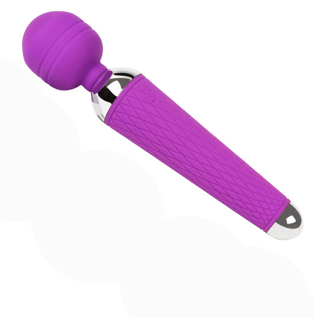 Маленький мощный силиконовый вибратор Female Massage Wand 10 режимов (фиолетовый)