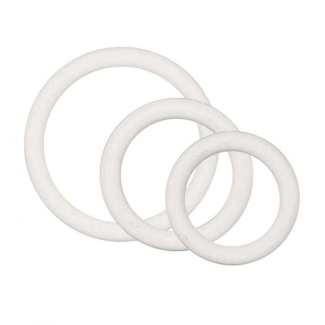 Комплект эрекционных колец White Rubber Ring Set