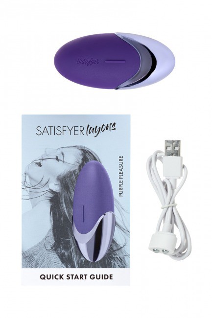 Универсальный вибромассажер Satisfyer LAYON 1 (10 режимов, 5 скоростей)