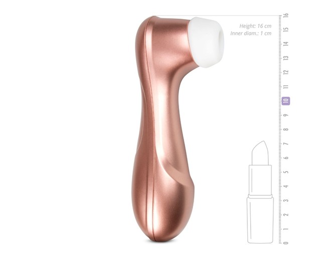 Вакуум-волновой бесконтактный клиторальный стимулятор Satisfyer PRO 2 (11 режимов , розово-золотой с белым )