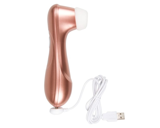 Вакуум-волновой бесконтактный клиторальный стимулятор Satisfyer PRO 2 (11 режимов , розово-золотой с белым )